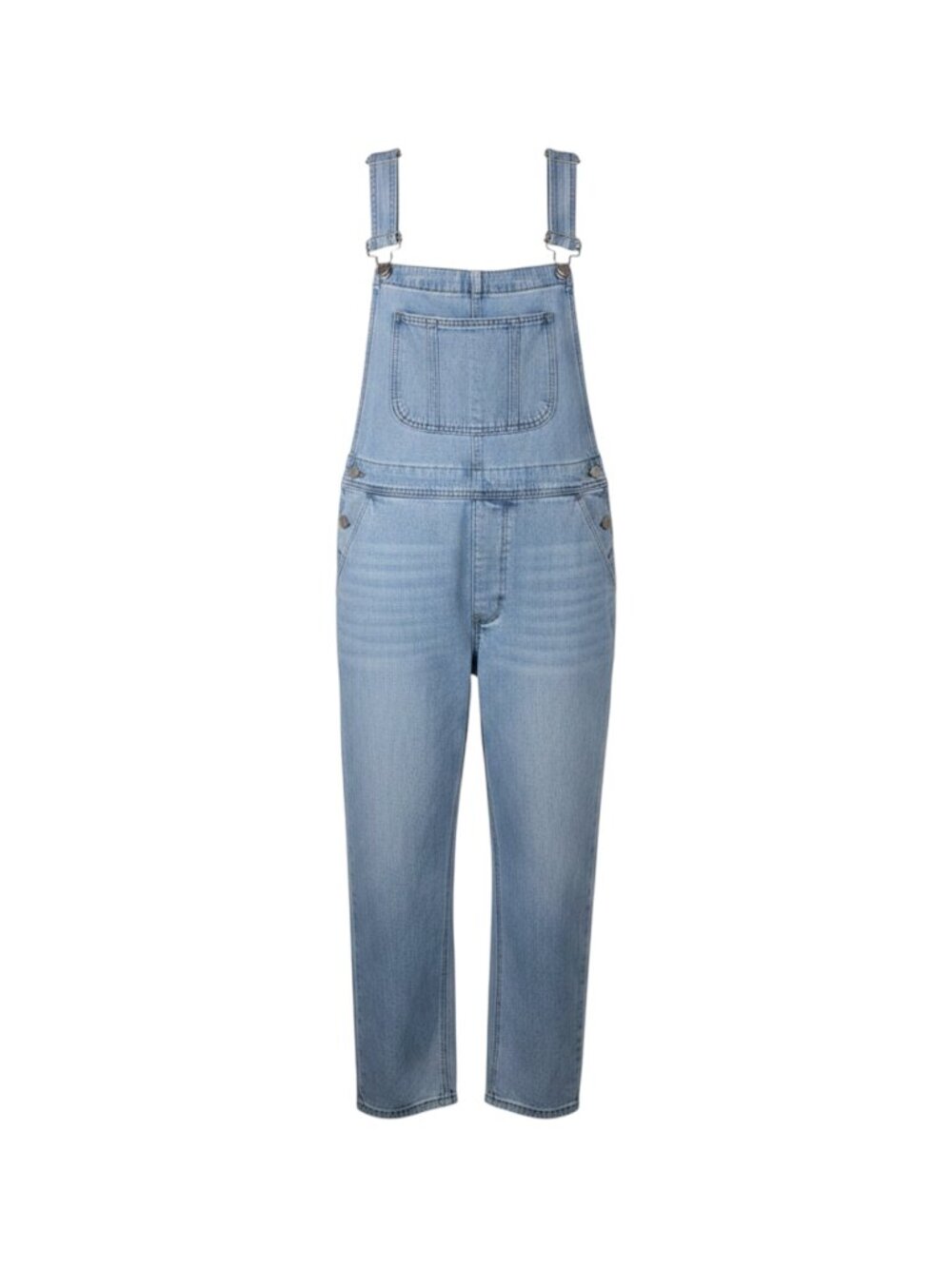 ANRABESS Denim Overalls Women's XL Light Wash - Picture 2 of 14